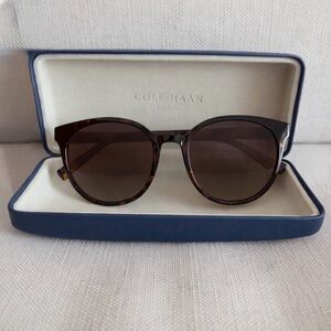 Cole Haan Tortoiseshell Sunglasses with Case | Timeless Classic Style